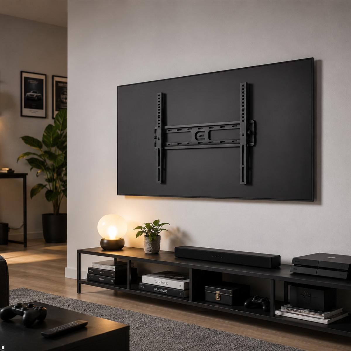 Edbak FSM4040-T neigbare TV Wandhalterung 32 bis 75 Zoll, schwarz, TV Wandhalterung neigbar
