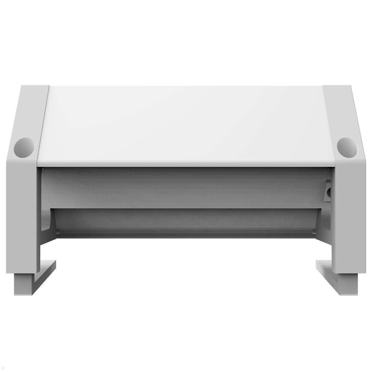 Fellowes Power Desk Up 2.0 Tischsteckdose mit 2x Steckdose, 2x USB-C Charger, Rückansicht