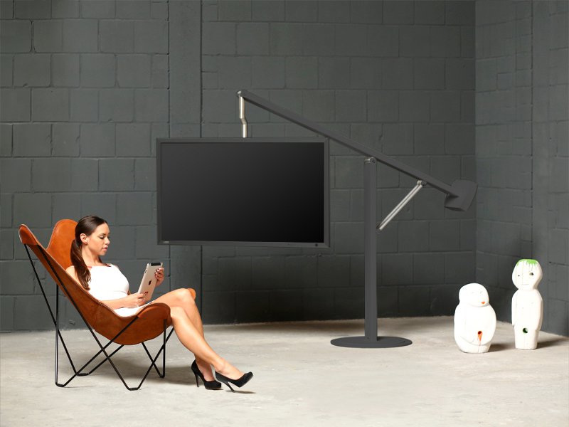 Wissmann TV Standfuß balance art 131-ST, 40-60 Zoll, Anwendungsbeispiel
