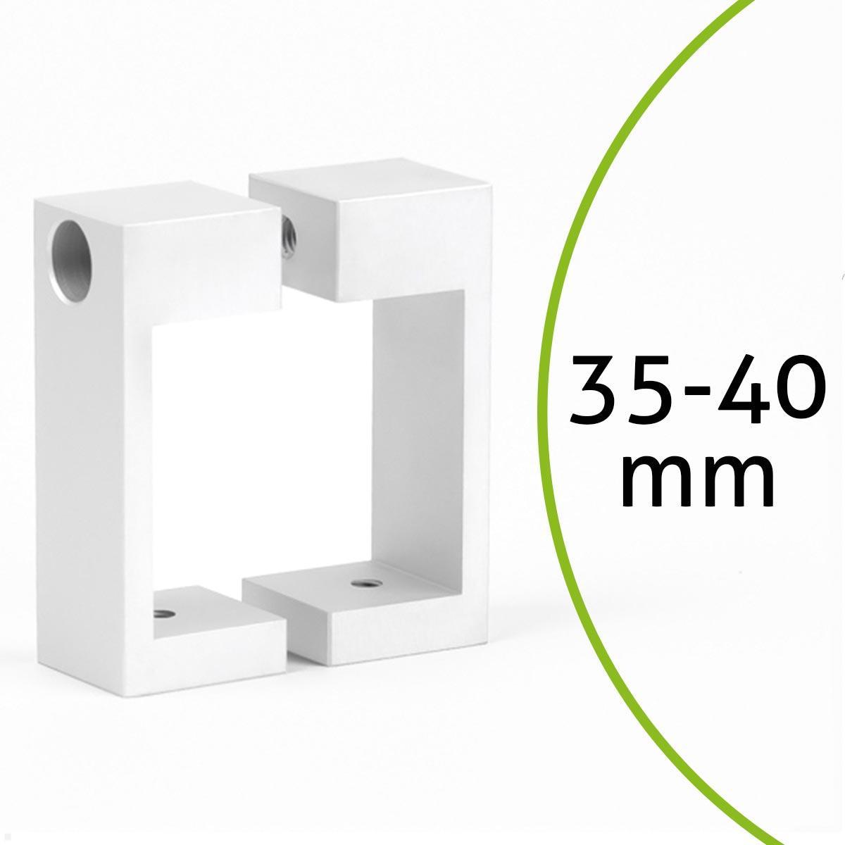 MonLines MBRE40W Befestigungsrechteck für Rohre 35-40mm weiß MonLines MBRE40W Befestigungsrechteck für Rohre 35-40mm weiß