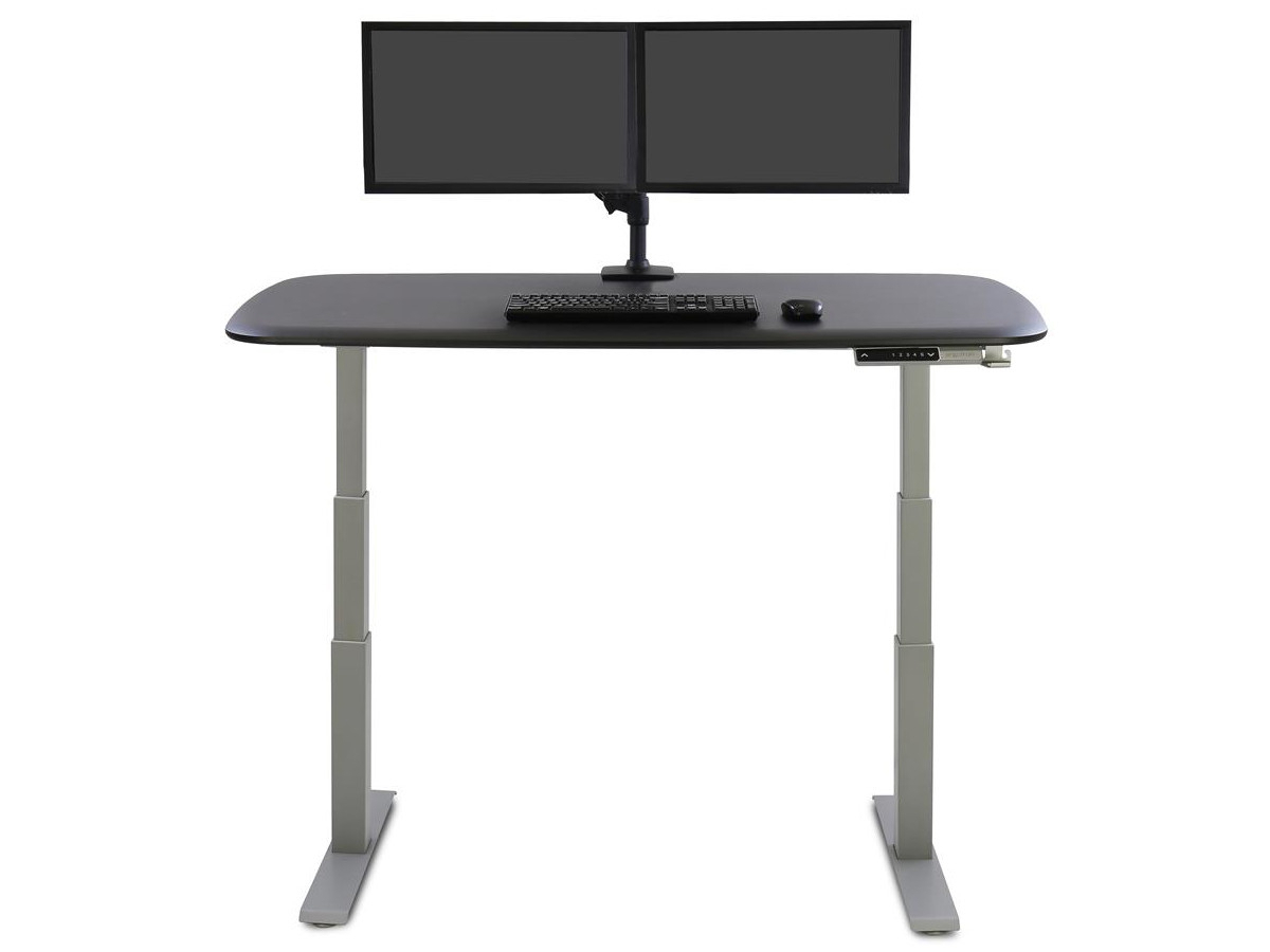 Ergotron LX Dual Tisch Monitorhalterung für USM Tisch, schwarz (46-490-225) Anwendungsbeispiel Ergotron LX Dual Tisch Monitorhalterung für USM Tisch, schwarz (46-490-225) Anwendungsbeispiel
