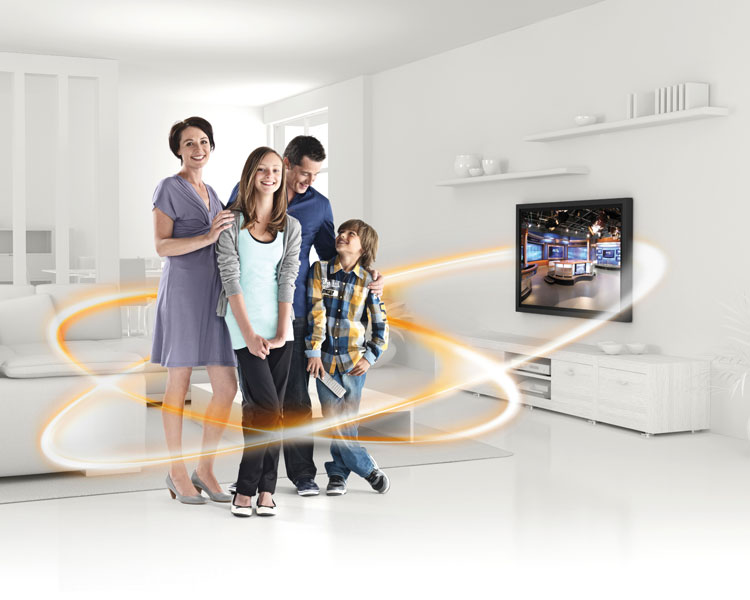 Vogels TV Wandhalterung WALL 1115, schwarz