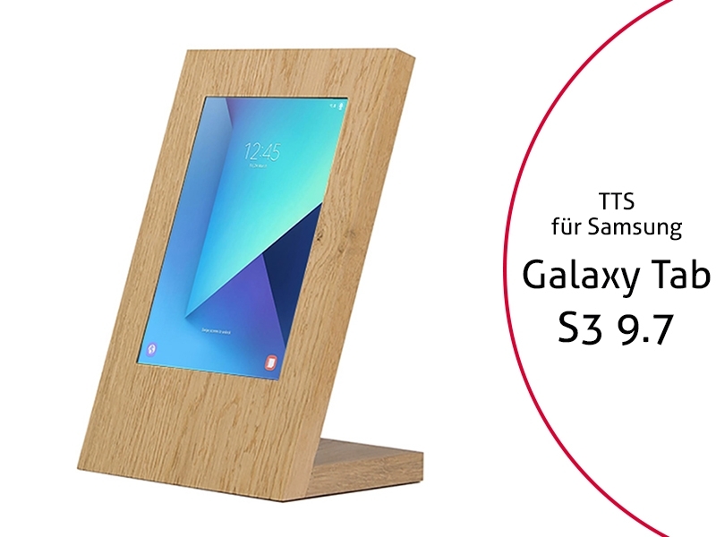 TabLines TTS054 Design Tablet Tischständer Samsung Galaxy Tab S3 9.7, Eiche TabLines TTS054 Design Tablet Tischständer Samsung Galaxy Tab S3 9.7, Eiche