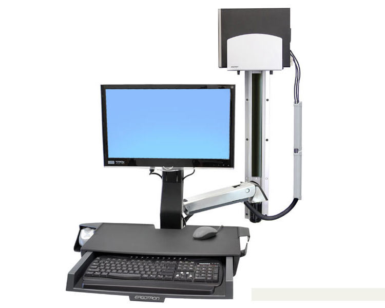Ergotron 45-270-026 StyleView Sit-Stand Combo Medium PC Halter Ergotron 45-270-026 StyleView Sit-Stand Combo Medium PC Halter