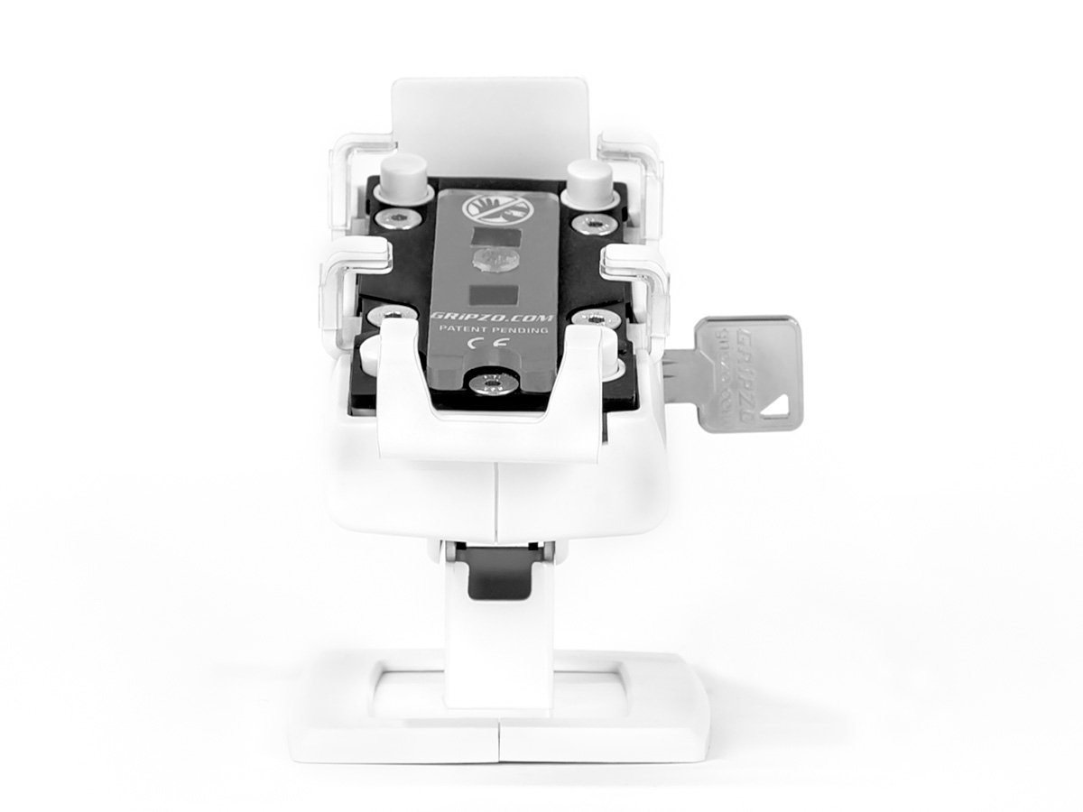 Gripzo Smartphone Tischhalterung XL für iPhone 6,7,8, X, weiß Gripzo Smartphone Tischhalterung XL für iPhone 6,7,8, X, weiß