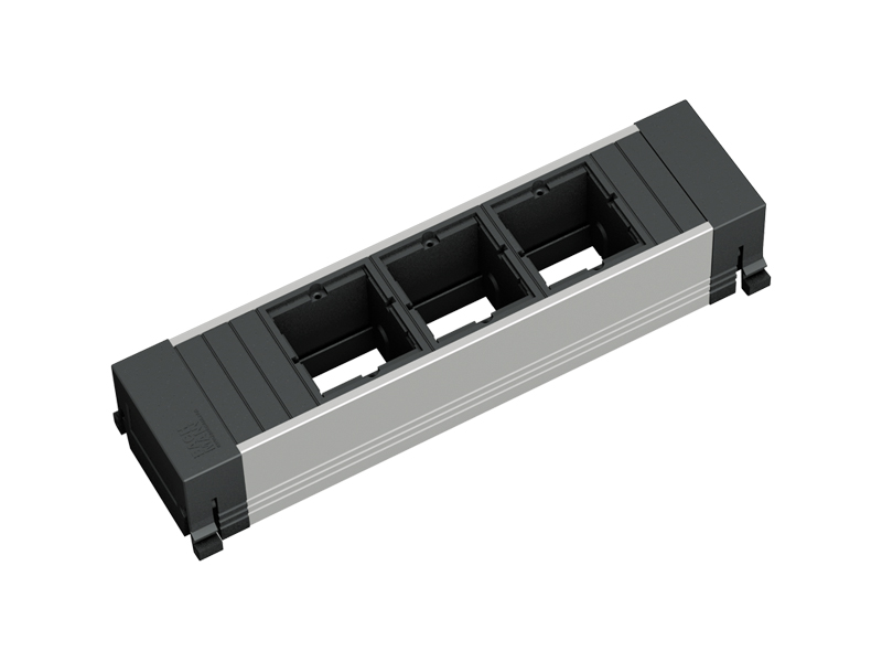 Bachmann Power Frame Steckdoseneinheit 3-fach 3x Custom Module (916.010) Bachmann Power Frame Steckdoseneinheit 3-fach 3x Custom Module (916.010)