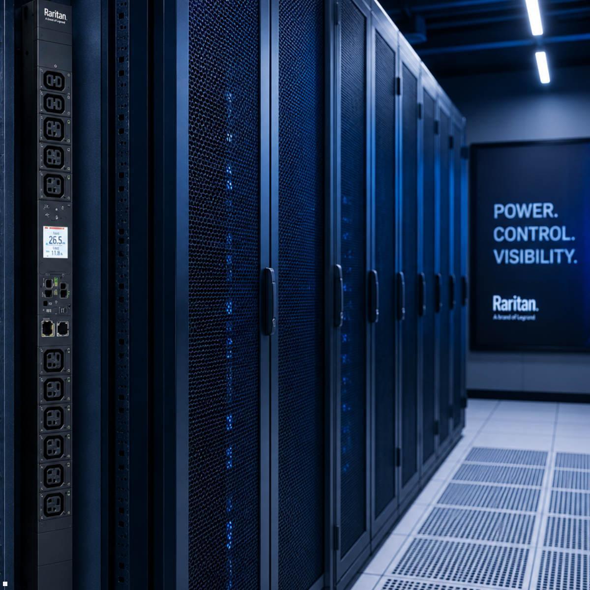 Legrand Raritan iX Rack-PDU 0U mit 12xC13 / 12xCx, 1-phasig 230V 32A, Outlet Metered (PX4-4161-E7), Energiemessung Rechenzentrum