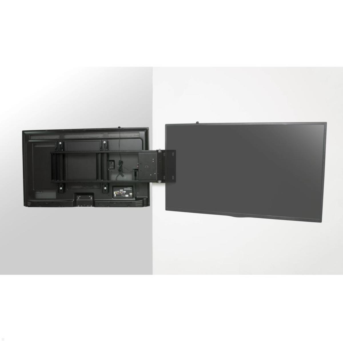 MonLines mySwing MSM08 elektrische TV Wandhalterung bis 75 Zoll, schwarz, ausgeklappt MonLines mySwing MSM08 elektrische TV Wandhalterung bis 75 Zoll, schwarz, ausgeklappt