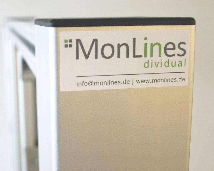 MonLines Videowall Monitor Standfuß 2H x 2V