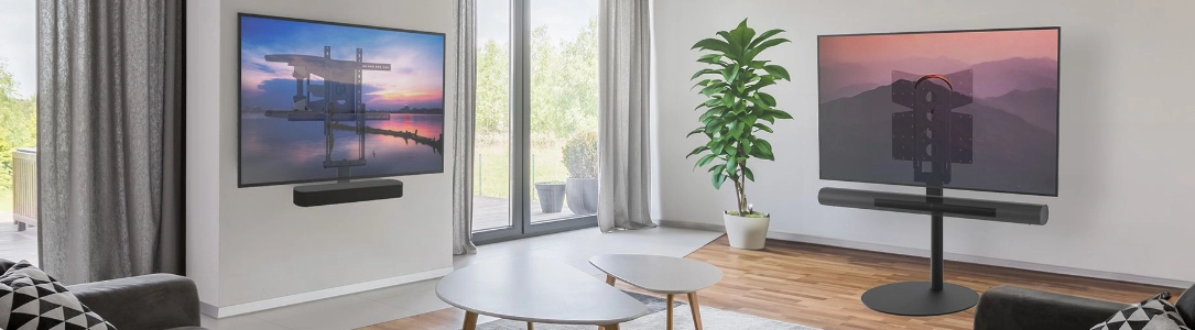 Monitorhalter TV Bodenständer / Monitorständer für 10-36 Zoll
