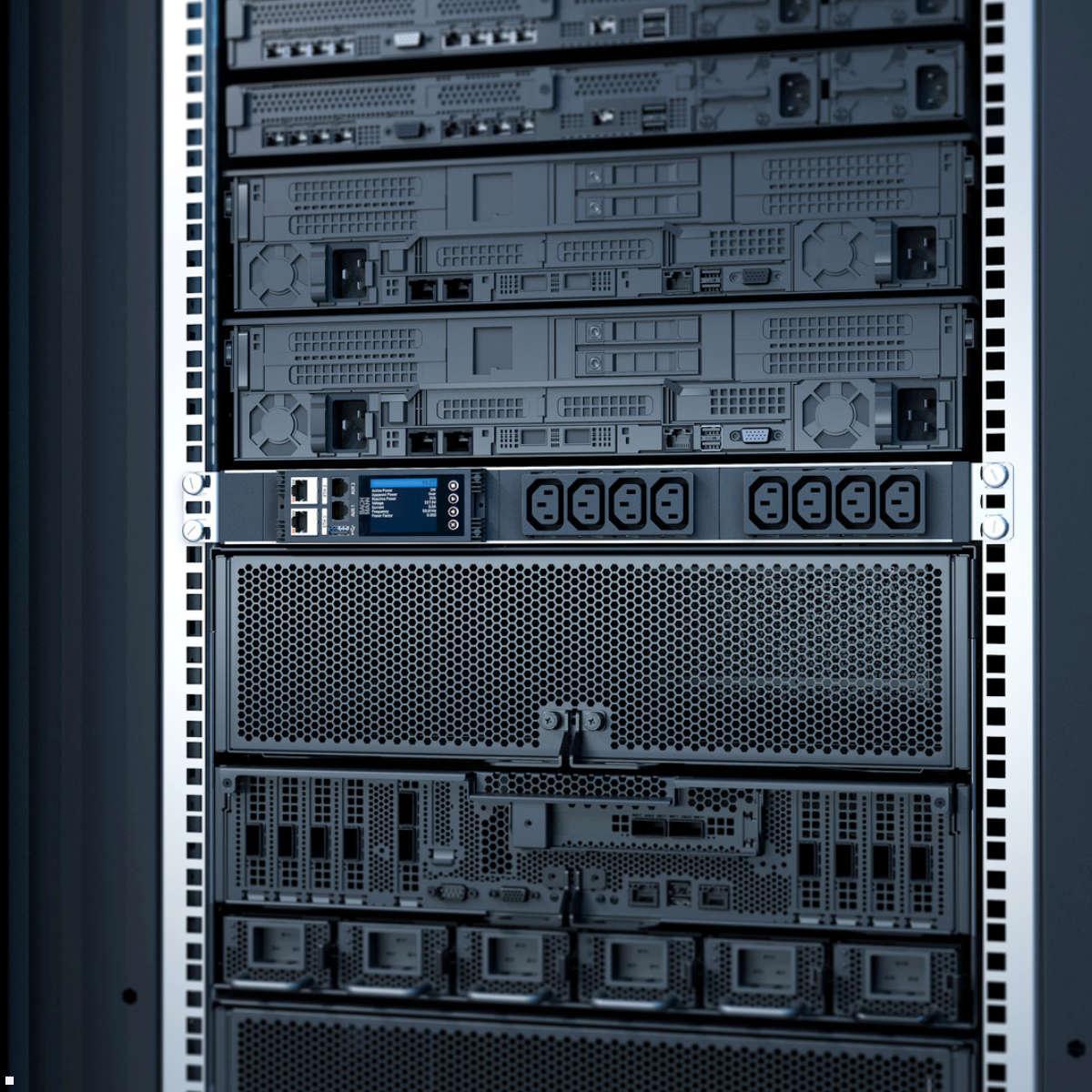 Bachmann BN ESSENTIAL Metered - 19" PDU mit 8xC13 & Display (BM0023691), Anwendungsbeispiel