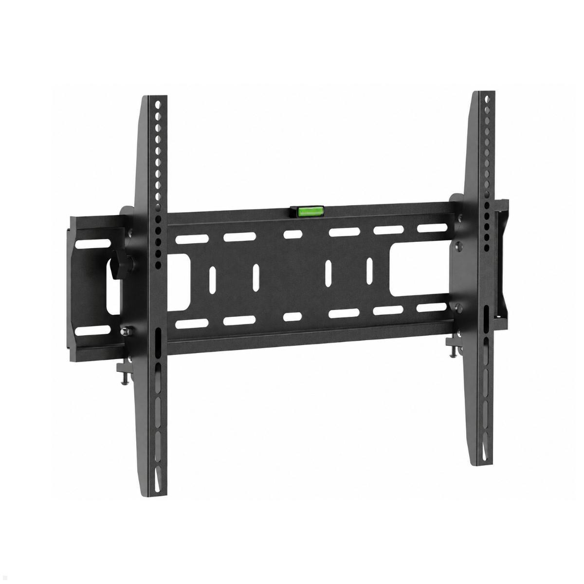MonLines MWH046B Outdoor TV Wandhalterung neigbar, 37-86 Zoll bis 50kg, Pulverbeschichtung Edelstahl