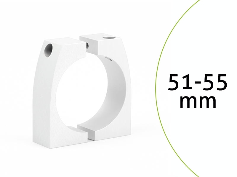 MonLines MBR55W Befestigungsring für Säulen 51-55mm weiß MonLines MBR55W Befestigungsring für Säulen 51-55mm weiß