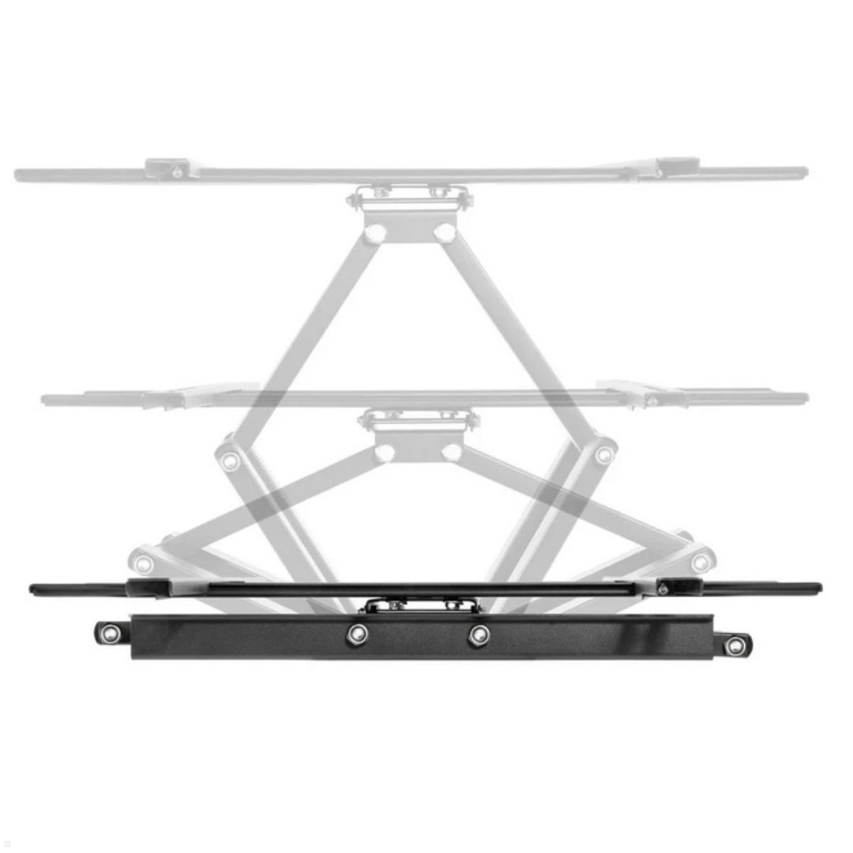 MonLines MWH037B Outdoor TV Wandhalterung 37-86 Zoll, schwenkbar, ausziehbar