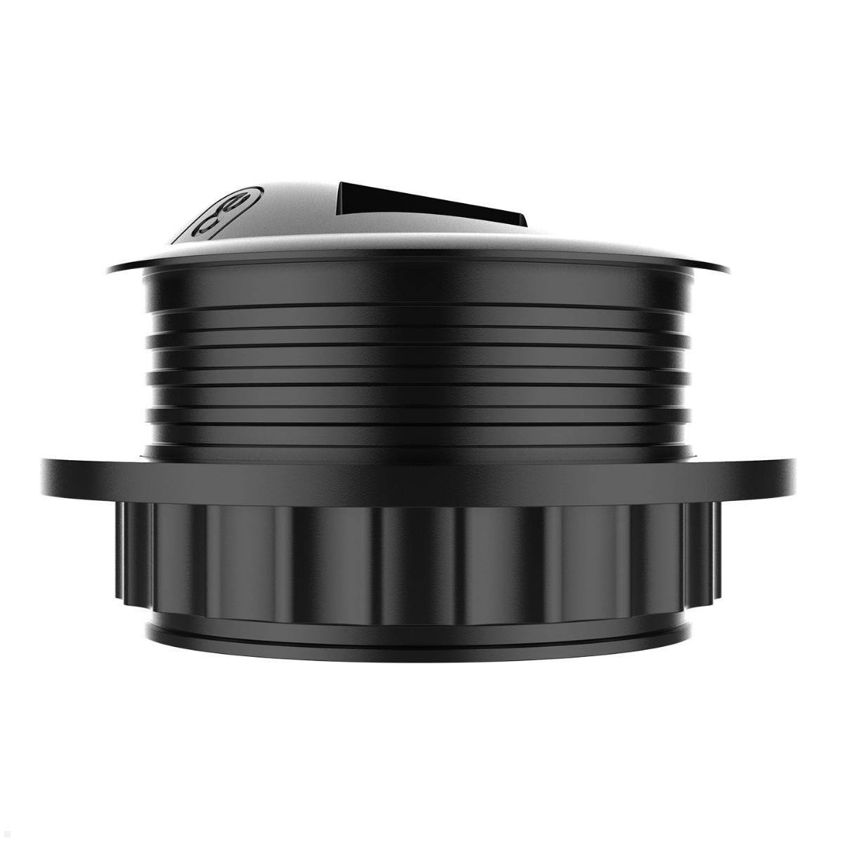 Dataflex Power PixelTUF Einbausteckdose 1x Steckdose, 1x USB-A, 1x USB-C (26.203), schwarz Seitenansicht Dataflex Power PixelTUF Einbausteckdose 1x Steckdose, 1x USB-A, 1x USB-C (26.203), schwarz Seitenansicht