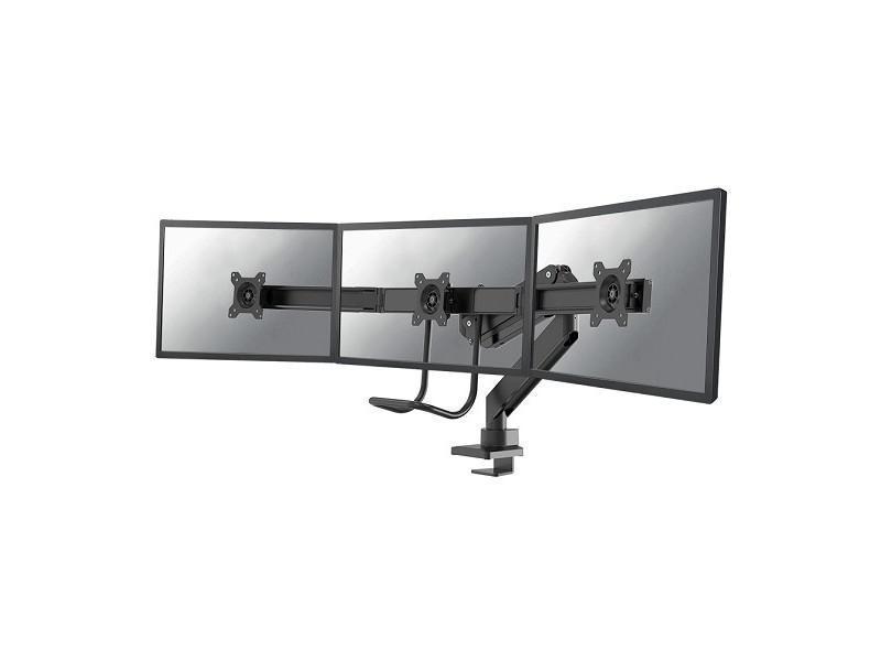 Neomounts NM-D775DX3BLACK Monitorhalterung für 3 Monitore 17-27 Zoll, schwarz