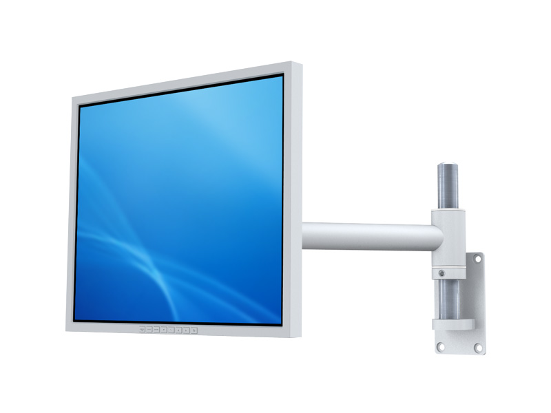 MonLines TFT-Star Monitor Wandhalterung variabel grau neigbar