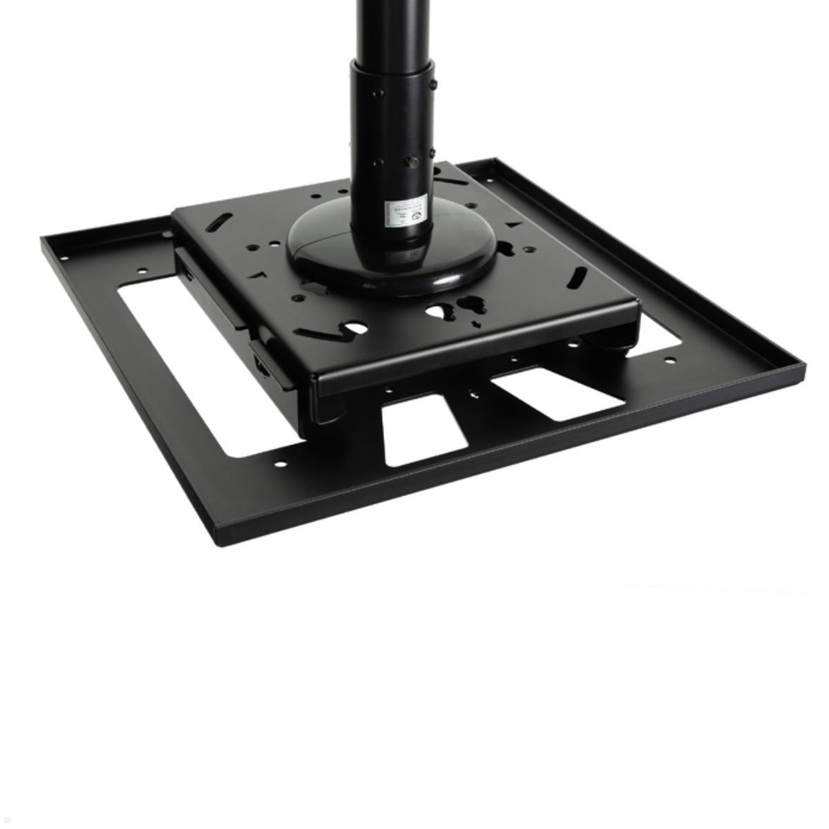 B-Tech BT7555/B Monitorhalterung parallel zur Decke bis 65Zoll 50kg, schwarz optional als Säulenhalterung