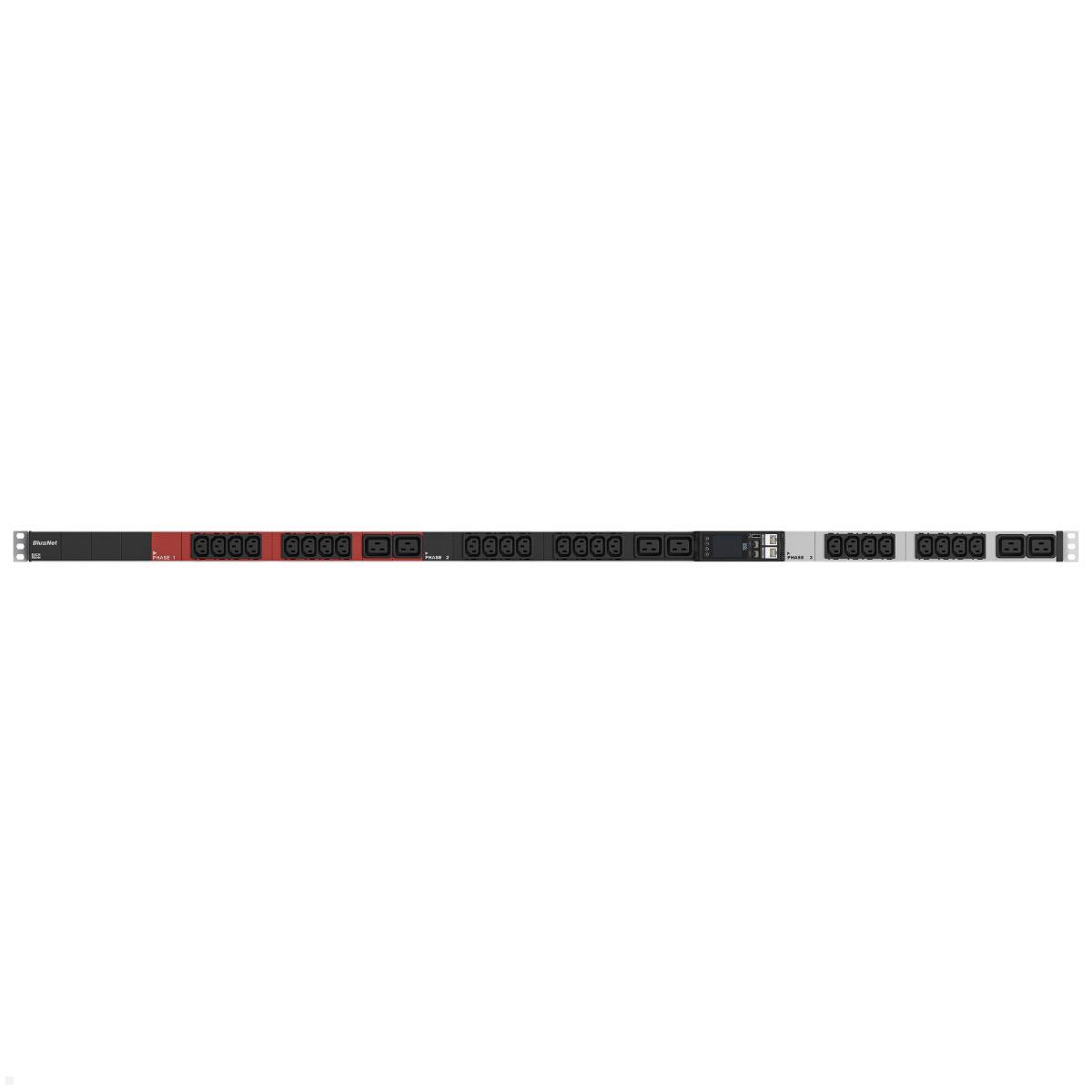 Bachmann BN ESSENTIAL Metered - 16/5p Rack PDU mit 24xC13, 6xC19 & Display