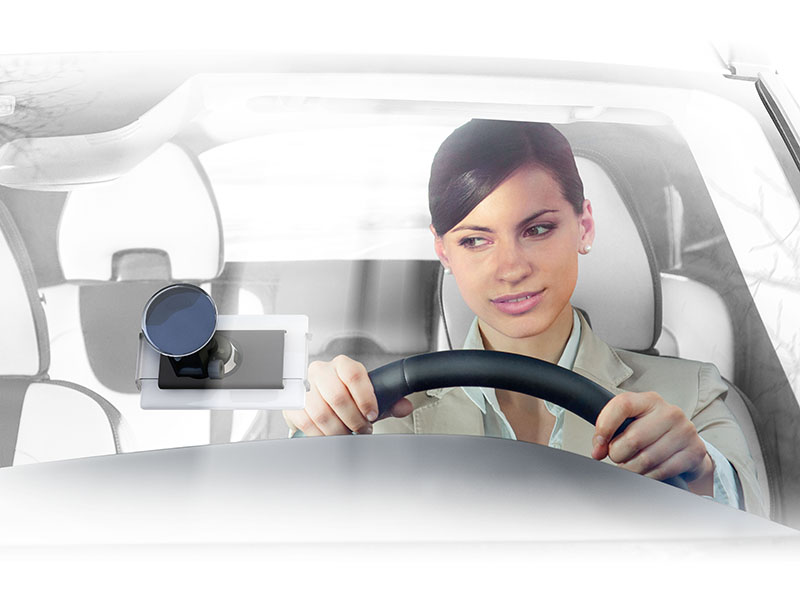 Vogels TMS 1050 Tablethalterung mit Saugnapf  Front Auto Vogels TMS 1050 Tablethalterung mit Saugnapf  Front Auto