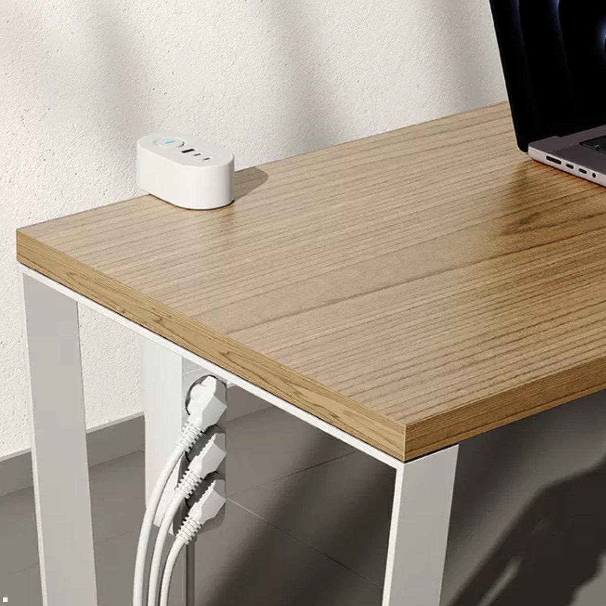 Neomounts DS22-840WH6 Tischsteckdose mit Klemme und USB A/ C, Anwendungsbeispiel