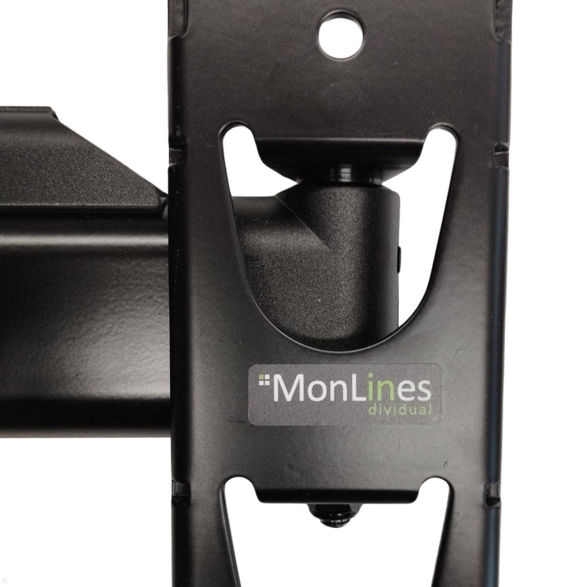 MonLines MWH031B schwenkbare LCD TV Wandhalterung 32 bis 47 Zoll, schwarz, Wandplatte MonLines MWH031B schwenkbare LCD TV Wandhalterung 32 bis 47 Zoll, schwarz, Wandplatte