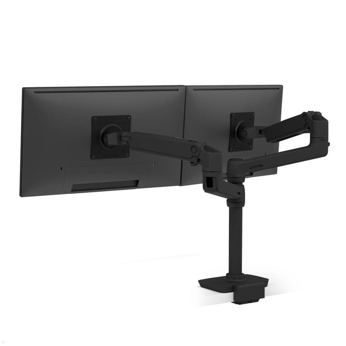 Ergotron LX Monitorhalterung für 2 Monitore mit C-Klemme (45-610-224), schwarz Ergotron LX Monitorhalterung für 2 Monitore mit C-Klemme (45-610-224), schwarz
