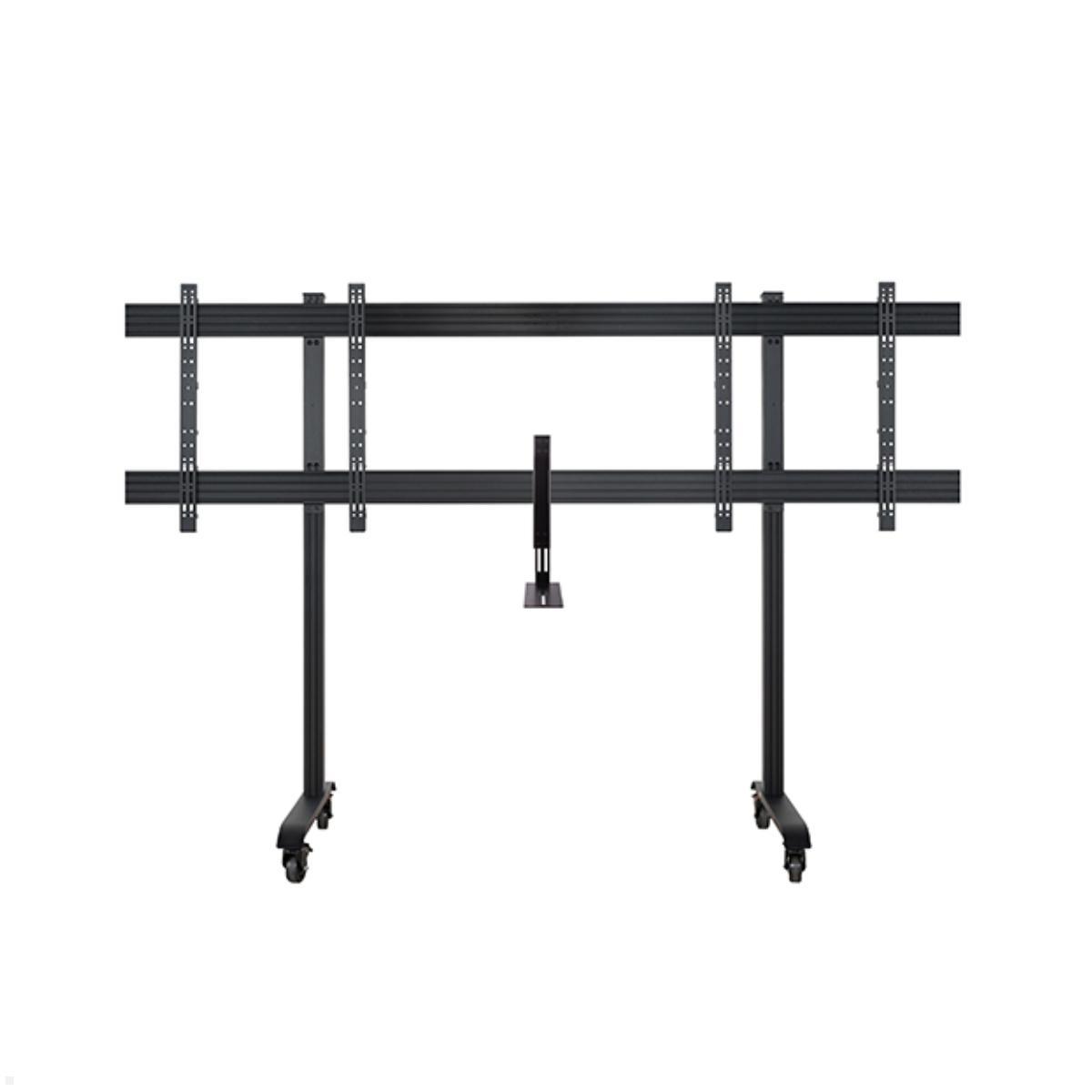 B-Tech BT8518/B mobiler Monitorständer für 2 Bildschirme 70 - 86 Zoll, schwarz für Heavy Duty Bildschirme B-Tech BT8518/B mobiler Monitorständer für 2 Bildschirme 70 - 86 Zoll, schwarz für Heavy Duty Bildschirme