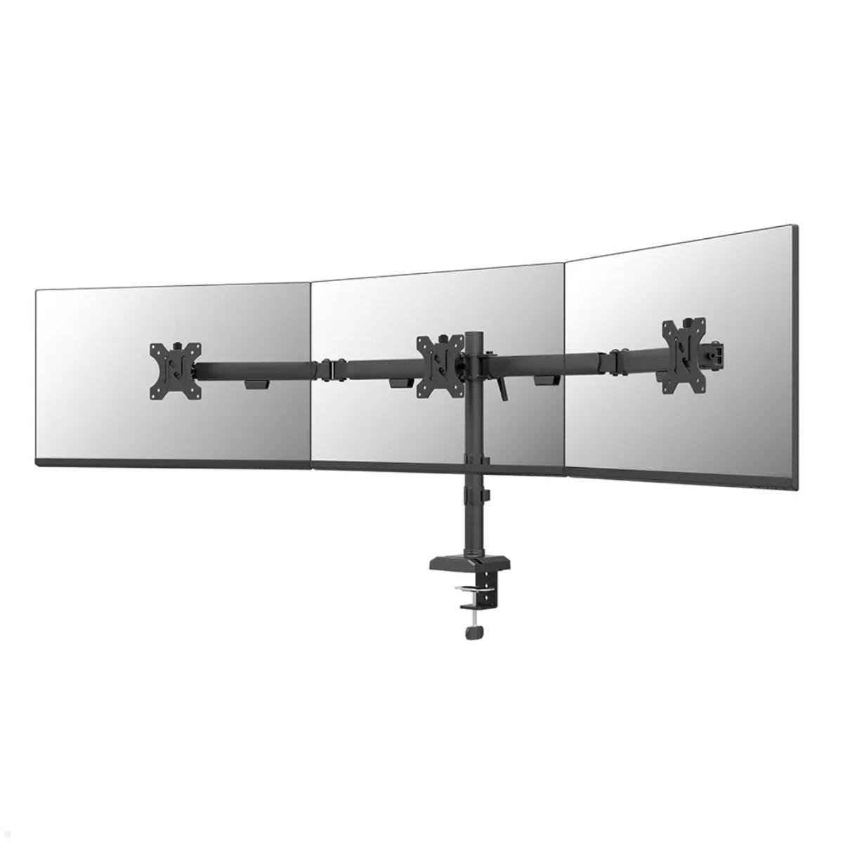 Neomounts NERO DS60-600BL3 3-fach Monitor Tischhalterung, schwarz Neomounts NERO DS60-600BL3 3-fach Monitor Tischhalterung, schwarz