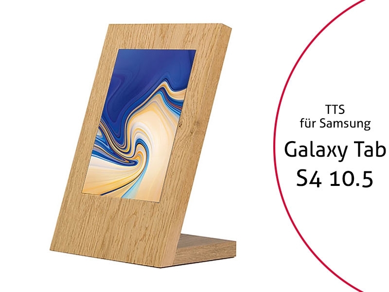 TabLines TTS047 Tablet Tischständer Samsung Tab S4 10.5, Eiche TabLines TTS047 Tablet Tischständer Samsung Tab S4 10.5, Eiche