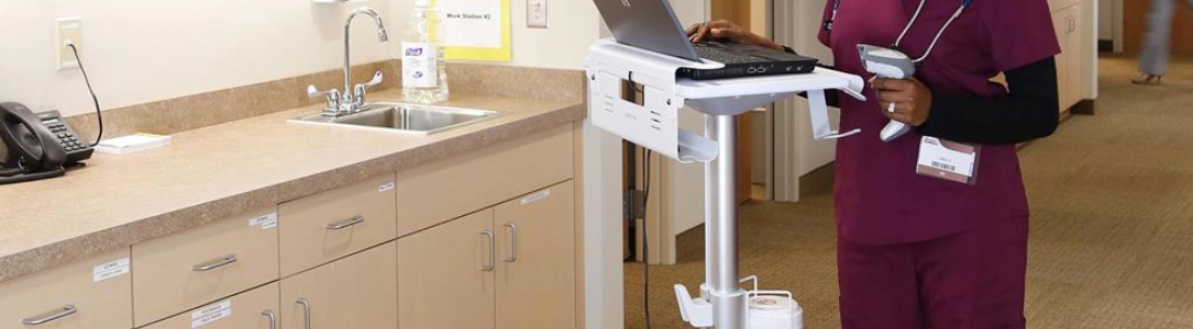 PC Halterung, Computerwagen, Visitenwagen PC Halterung, Computerwagen, Visitenwagen