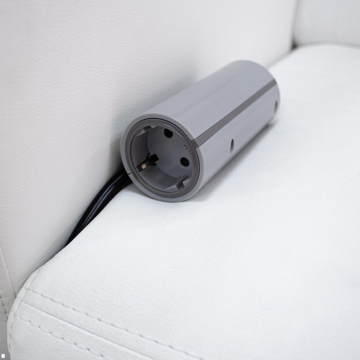 Steckdose für Polstermöbel mit 2x USB-A Charger