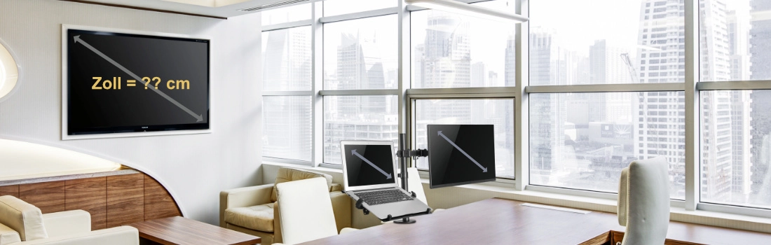 Welche Zollgröße hat mein Fernseher? Zollgrößen-Guide Welche Zollgröße hat mein TV / Bildschirm?