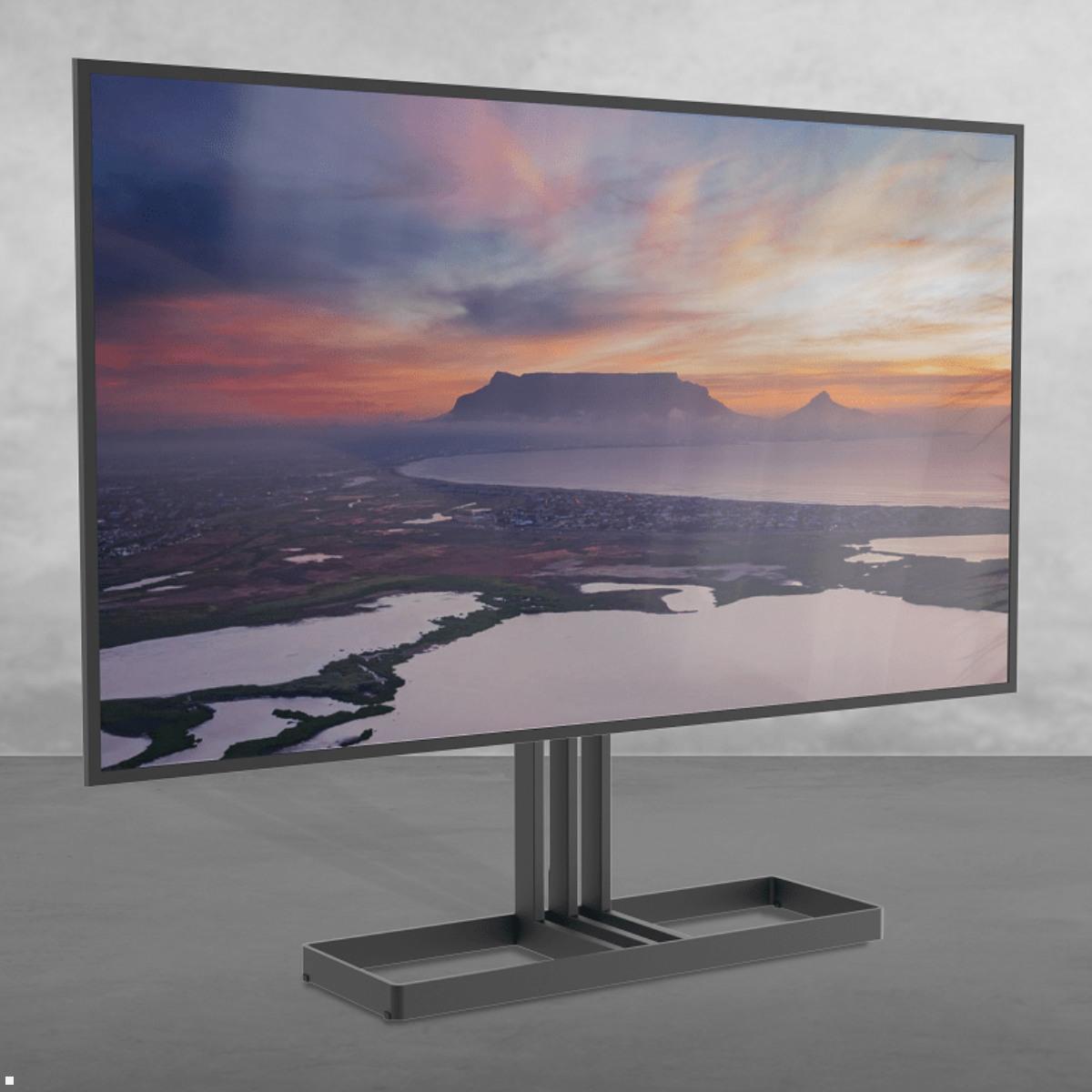 Cavus EDGE100B33 TV Bodenständer 1000 mm Säule VESA 300x300, schwarz Clarity of Vision Cavus EDGE100B33 TV Bodenständer 1000 mm Säule VESA 300x300, schwarz Clarity of Vision