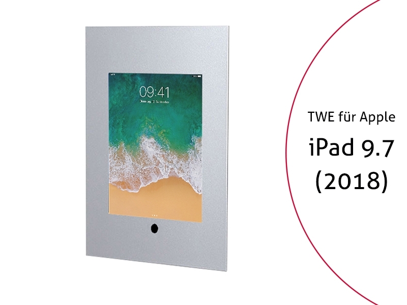 TabLines TWE063S Tablet Wandeinbau für Apple iPad 9.7 (2018), HB, silber TabLines TWE063S Tablet Wandeinbau für Apple iPad 9.7 (2018), HB, silber