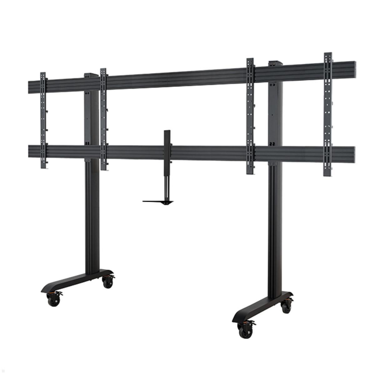 B-Tech BT8518/B mobiler Monitorständer für 2 Bildschirme 70 - 86 Zoll, schwarz B-Tech BT8518/B mobiler Monitorständer für 2 Bildschirme 70 - 86 Zoll, schwarz