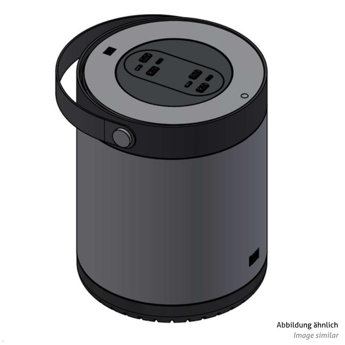 Bachmann MOV:E Power Unit 4x USB A/C Charger, weiß (BM0011023), Zeichnung