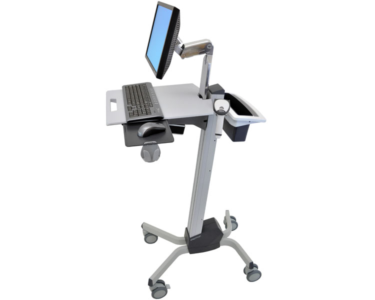 Ergotron Zubehör Handgriff- und Korb-Kit für Neo-Flex-Wagen 