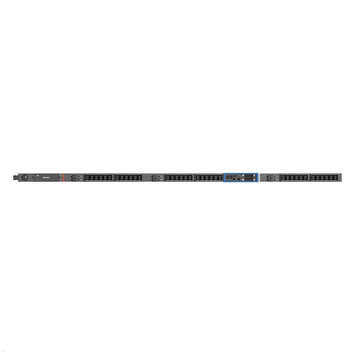 Bachmann BN PRO M+ Metered – 32A Rack PDU mit 36xCombo 6xMCB, 3,0m CEE 32A/5p (BM0024761), PDU 36xCombo