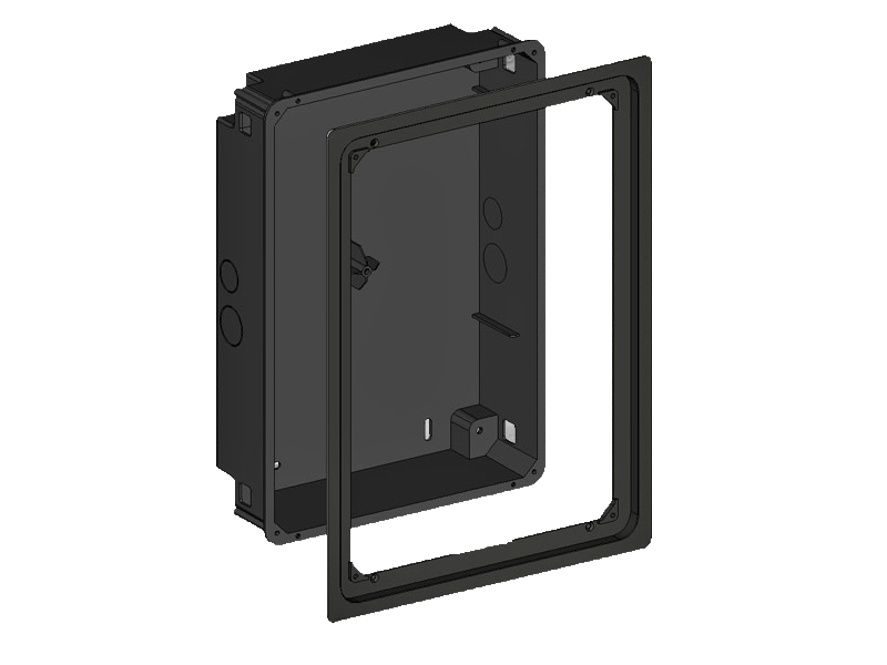 EOL - iRoom iDock Unterputzdose für iPad Air 1/2/Pro 9.7 hochkant schwarz (53BB-PAB)