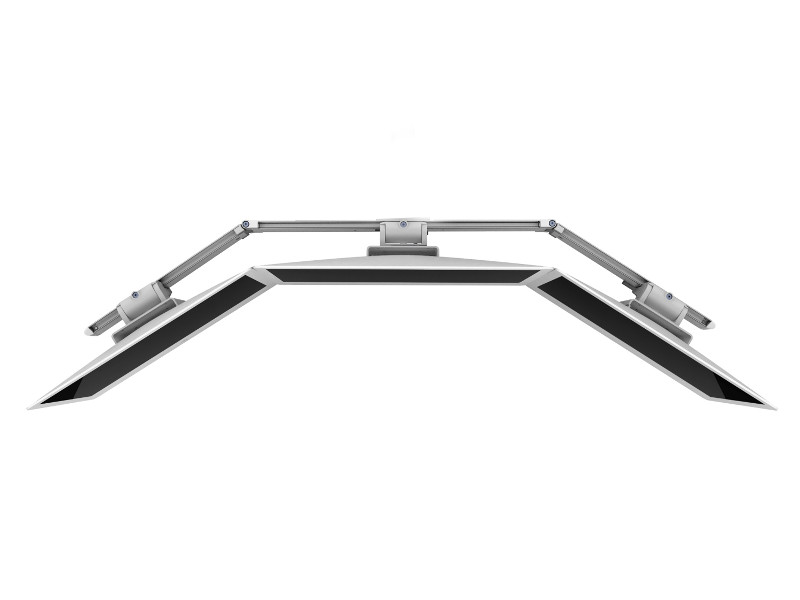 Ergotron Zubehör HX Arm Triple Monitor Kit 98-009-216 top view Ergotron Zubehör HX Arm Triple Monitor Kit 98-009-216 top view