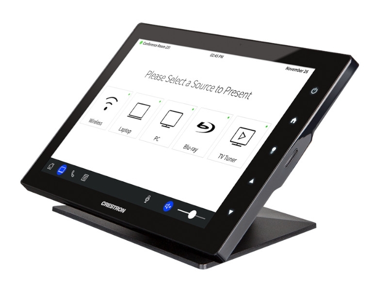 Crestron Zubehör Tischgehäuse für Touchpanel TSW-1060, schwarz