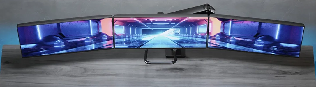 Monitorhalterung für 3 Monitore 10-36 Zoll 