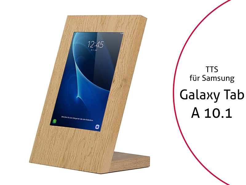 TabLines TTS033 Tablet Tischständer Samsung Galaxy Tab A 10.1, Eiche TabLines TTS033 Tablet Tischständer Samsung Galaxy Tab A 10.1, Eiche