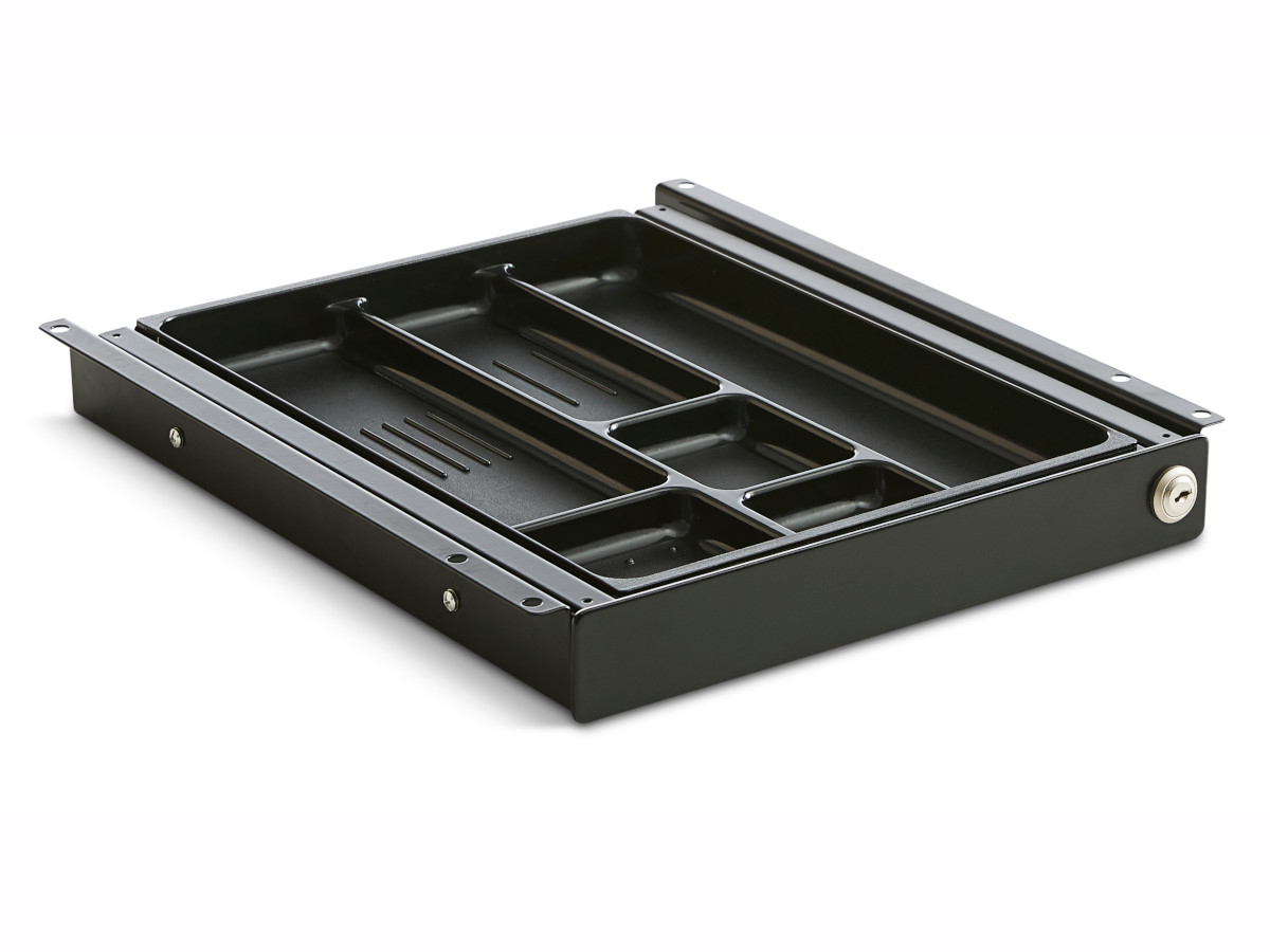 TecLines TSA004B ausziehbare Stift- und Zubehörablage A4 S inkl. Schloss, schwarz TecLines TSA004B ausziehbare Stift- und Zubehörablage A4 S inkl. Schloss, schwarz