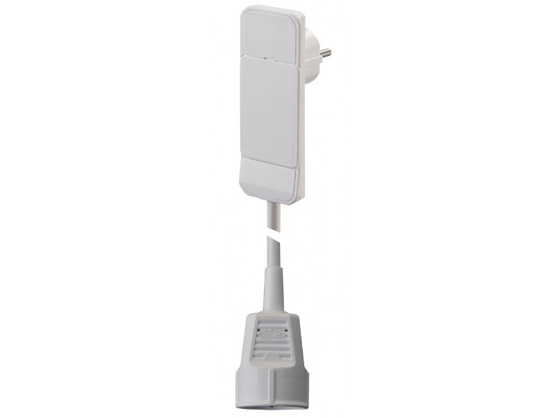 Bachmann SMART PLUG Flachstecker mit Schutzkontakt-Kupplung 3m (933.011) weiß Bachmann SMART PLUG Flachstecker mit Schutzkontakt-Kupplung 3m (933.011) weiß