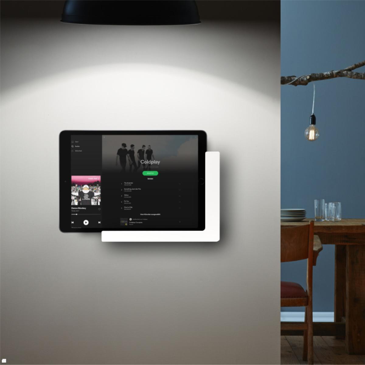 TabLines TWP025W Wandhalterung für Apple iPad Pro 12.9 (1. / 2. Gen.), weiß, Anwendung TabLines TWP025W Wandhalterung für Apple iPad Pro 12.9 (1. / 2. Gen.), weiß, Anwendung