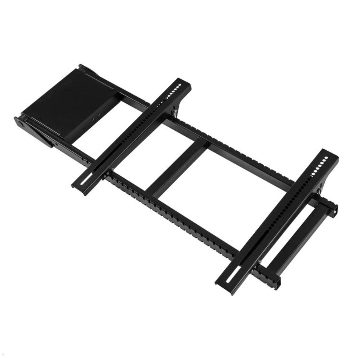 MonLines MSM08 elektrisch schwenkbare TV Wandhalterung bis 75 Zoll, schwarz, Ansicht Halterung