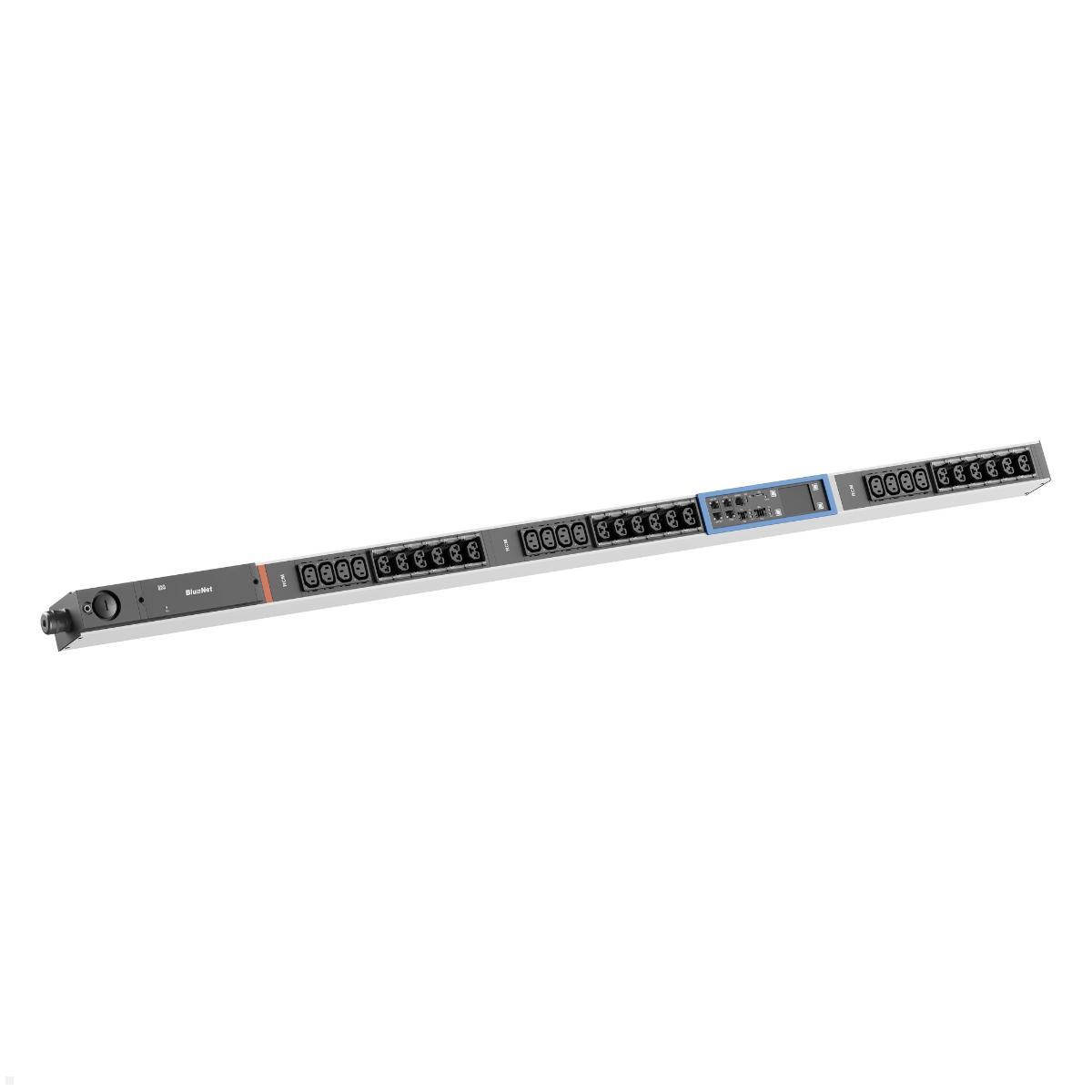 Bachmann BN PRO Metered + RCM – 12xC13 / 18xCombo, 3,0m CEE 16A/5p (BM0024753), RCM 3-phasige PDU