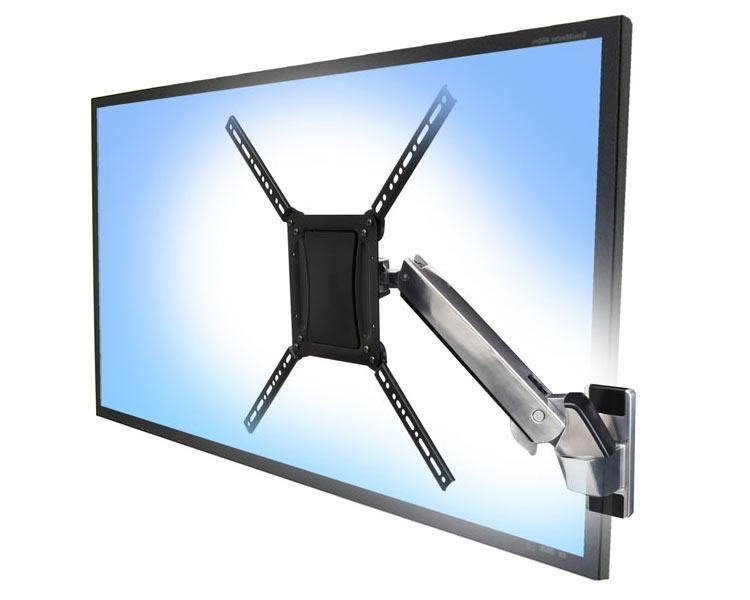 Ergotron interaktiver Arm HD höhenverstellbare TV Wandhalterung 8,2 -18,2 kg (45-296-026)  Ergotron interaktiver Arm HD höhenverstellbare TV Wandhalterung 8,2 -18,2 kg (45-296-026)